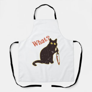 Was - Katze Besitzer Schürze