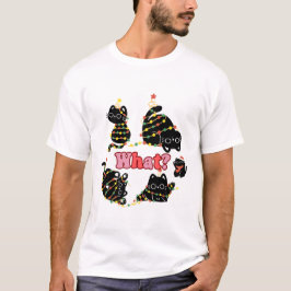 Was Katzen Weihnachten Funny T-Shirt