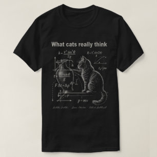 Was Katzen wirklich für lustige Physik halten T-Shirt
