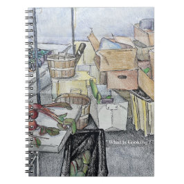 "Was kocht?" Notizbuch Notizblock