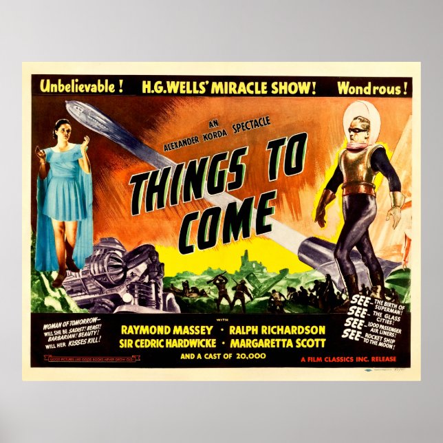 Was kommt - Vintages Filmplakat von 1936 Poster (Vorne)
