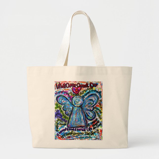 Was Krebs nicht tun kann Angel Art Bag Tasche (Vorne)