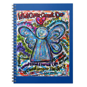 Was Krebs nicht tun kann Angel Art Journal-Noteboo Notizblock