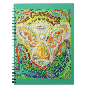 Was Krebs nicht tun kann Angel Art Notebook Journa Notizblock