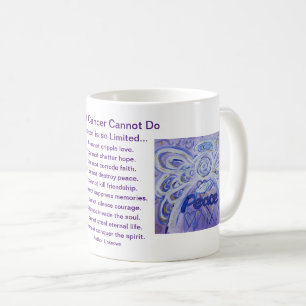 Was Krebs nicht tun kann Angel Coffee Cup Tasse