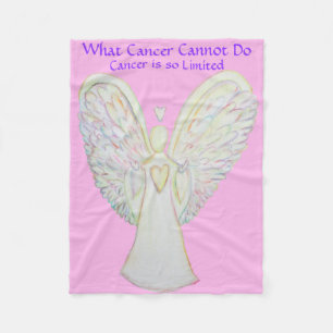 Was Krebs nicht tun kann Chemo Custom Blanket Fleecedecke
