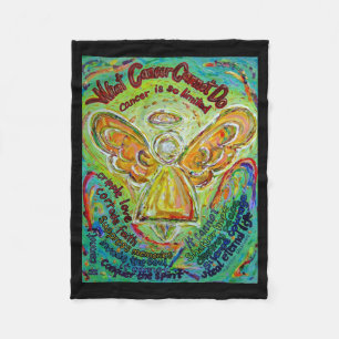 Was Krebs nicht tun kann Chemo Custom Blanket Fleecedecke