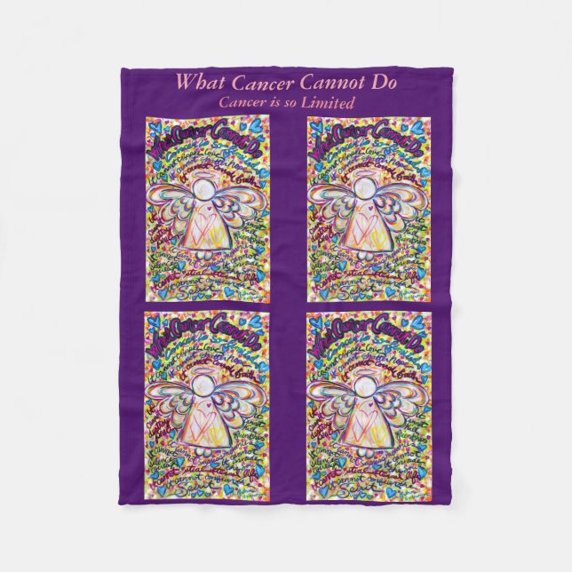 Was Krebs nicht tun kann, Chemo individuelle Decke (Vorderseite)