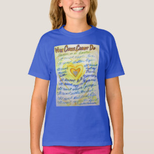 Was Krebs nicht tun kann Gedicht Angel Custom Shir T-Shirt