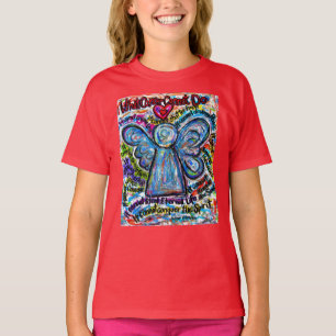 Was Krebs nicht tun kann Gedicht Angel Custom T - T-Shirt