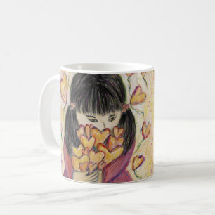Was Krebs nicht tun kann Herzkaffee-Cup-Tasse Kaffeetasse