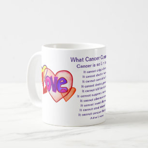 Was Krebs nicht tun kann Herzkaffee Tasse Cup?