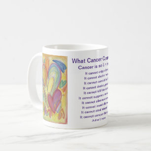 Was Krebs nicht tun kann Herzkaffee Tasse Cup?