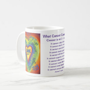 Was Krebs nicht tun kann Kunst-Kaffee-Cup-Tasse Kaffeetasse