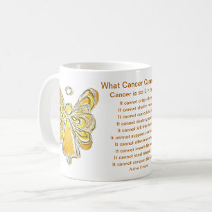 Was Krebs nicht tun kann Kunst-Kaffee-Tasse-Cup Kaffeetasse