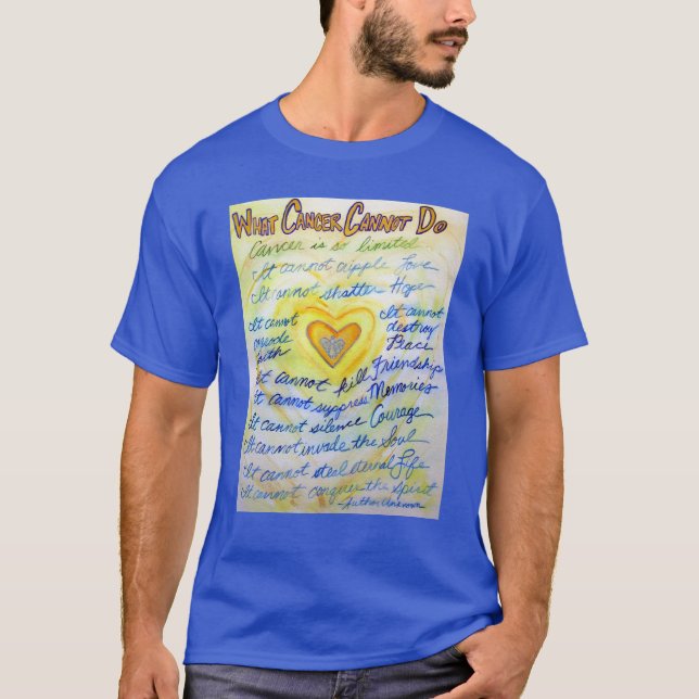 Was Krebs nicht tun kann, um benutzerdefinierte T  T-Shirt (Vorderseite)