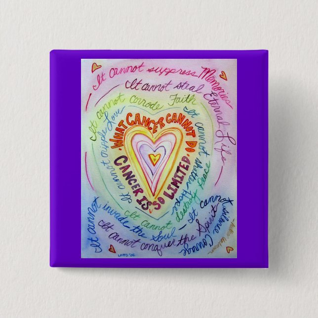 Was Krebs nicht tun kann, um Buttone oder Tasten z Button (Vorderseite)