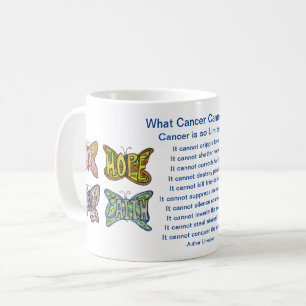 Was Krebs nicht tun kann, um Schmetterlingskaffee- Kaffeetasse