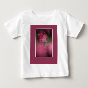 Was Krebs nicht tun kann, Unterstützung und Förder Baby T-shirt