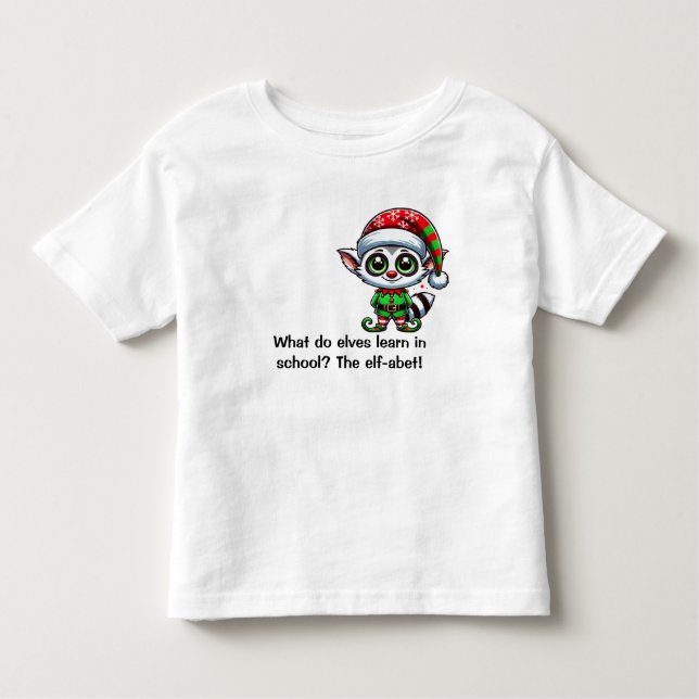 Was lernen Elfen in der Schule? Kleinkind T-shirt (Vorderseite)
