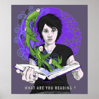Was lesen Sie Print? Poster