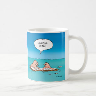 Was macht das? Cartoon Kaffeetasse