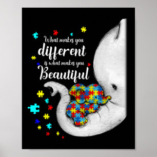 Was macht dich zu einem anderen Elefanten-Mama-Aut Poster