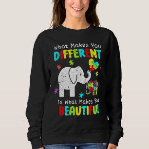Was macht dich zu einem anderen Elefanten-Mama-Aut Sweatshirt