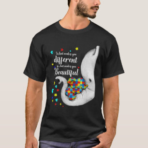 Was macht dich zu einem anderen Elefanten-Mama-Aut T-Shirt