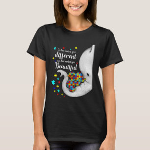 Was macht dich zu einem anderen Elefanten-Mama-Aut T-Shirt