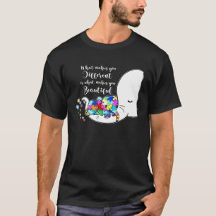 Was macht dich zu einem anderen Elefanten-Mama-Aut T-Shirt