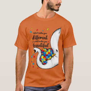 Was macht dich zu einem anderen Elefanten-Mama-Aut T-Shirt