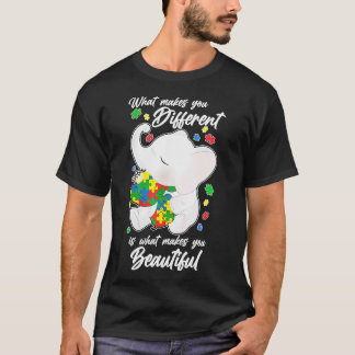 Was macht dich zu einem anderen Elefanten-Mama-Aut T-Shirt