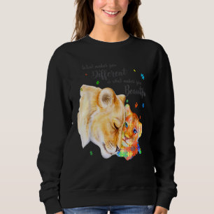 Was macht dich zu einer anderen Löwenautismus Mama Sweatshirt