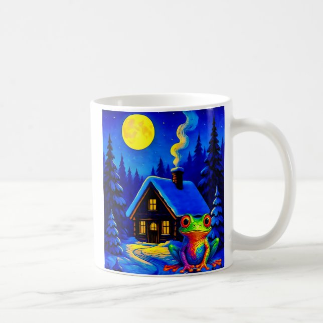Was macht ein Frosch in dieser Landschaft? Kaffeetasse (Rechts)