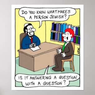 Was macht einen Menschen jüdisch? Poster