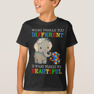 Was macht Sie zu einem anderen elementaren Autismu T-Shirt