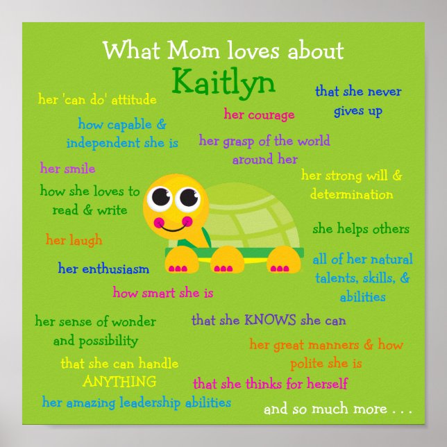 Was Mama Lieben über Kaitlyn Poster (Vorne)