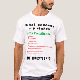 Was meine Rechte regelt - Die Verfassung T-Shirt