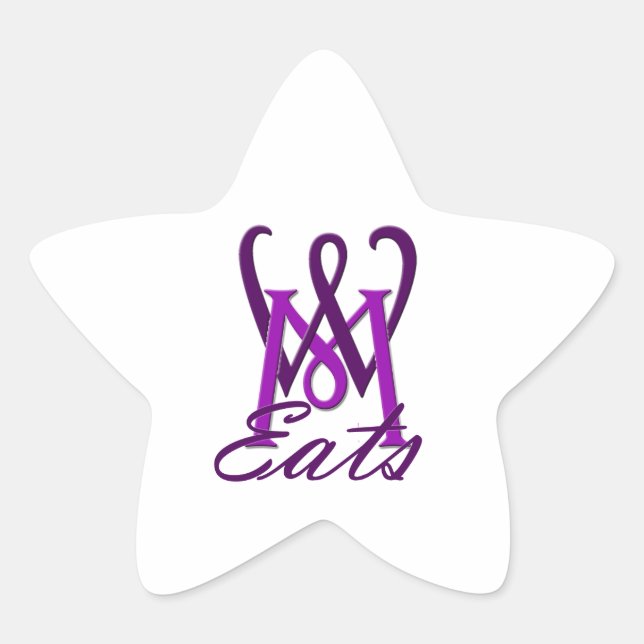 Was Micky isst Star Sticker (Vorderseite)