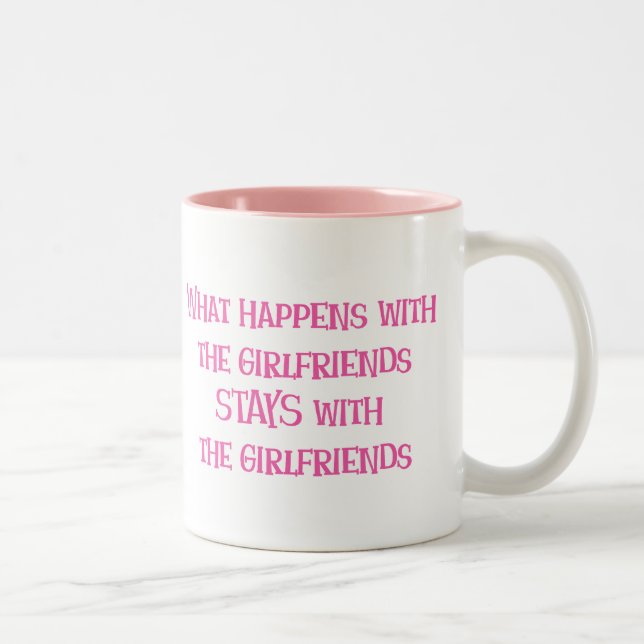 Was mit den Freundinnen geschieht Zweifarbige Tasse (Rechts)