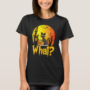 Was Mörderische Katze Mit Messer Halloween Kostüm T-Shirt
