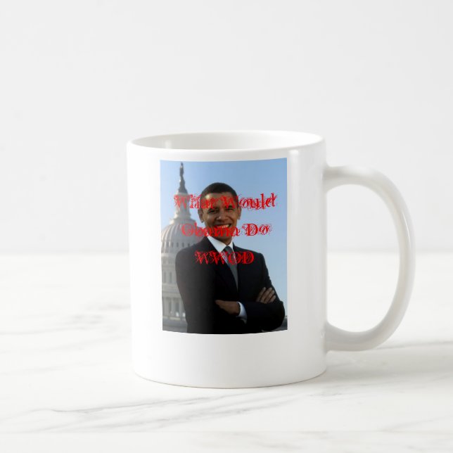 Was Obama WWOD tun würde Kaffeetasse (Rechts)