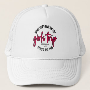 Was passiert auf der Girls Trip Funny Brauch Truckerkappe