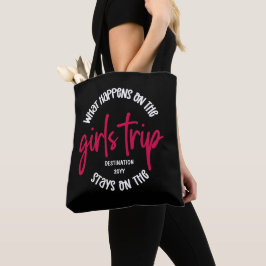 Was passiert auf der Girls Trip Funny Custom Tasche