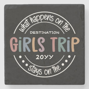 Was passiert auf Girls Trip Custom Girls Weekend Steinuntersetzer