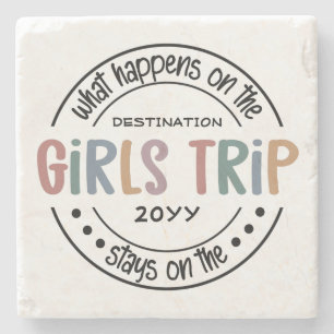 Was passiert auf Girls Trip Custom Girls Weekend Steinuntersetzer