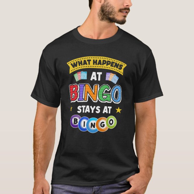 Was passiert bei Bingo beim Bingo Player Game L Bl T-Shirt (Vorderseite)