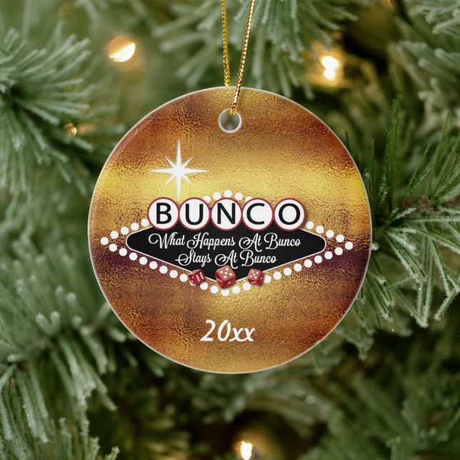 Was passiert bei Bunco Imitate Gold Keramik Ornament (Baum)