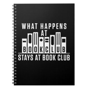 Was passiert im Book Club Bleibe im Book Club Notizblock